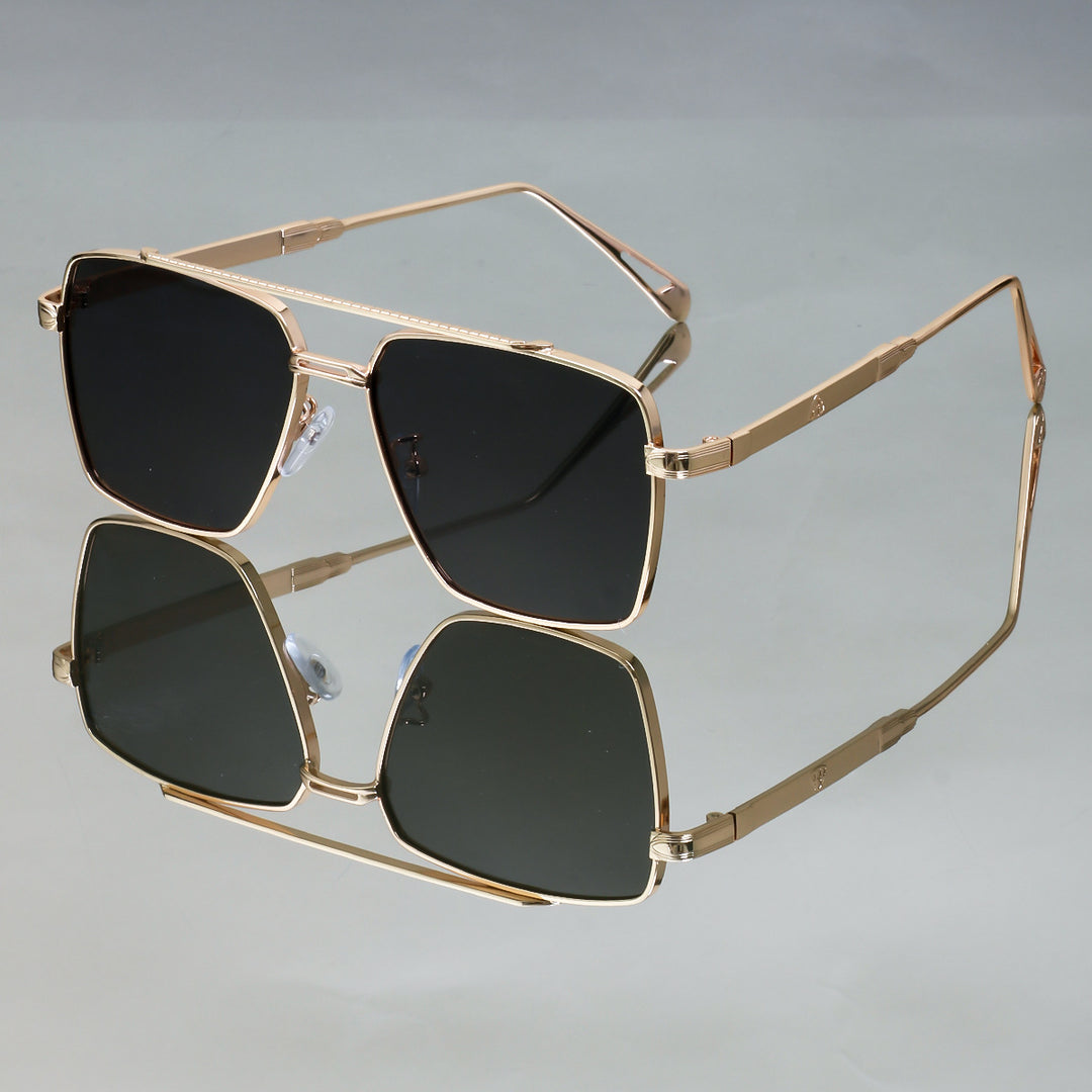 Women's oversized sunglasses with elegant metal frame Kalsten