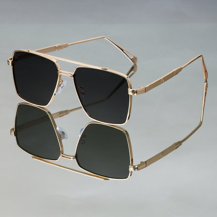 Women's oversized sunglasses with elegant metal frame Kalsten