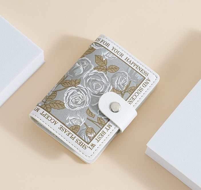 Floral Print Zippered Wallet Kalsten
