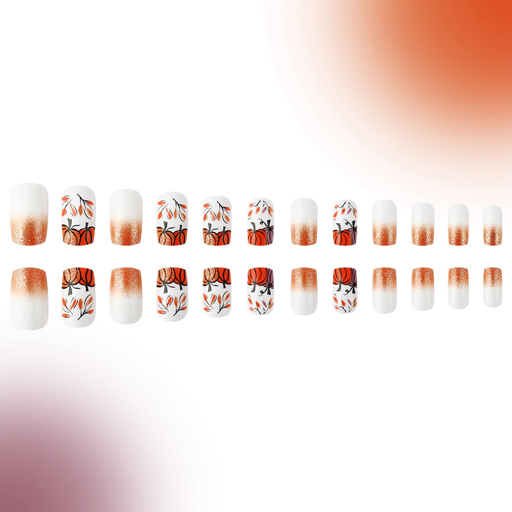 Autumn-Themed Decorative Press-On Nails Kalsten 1787543168