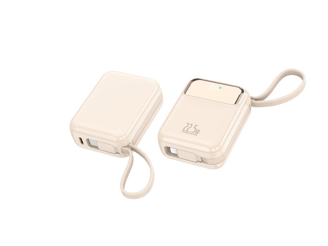 Compact power bank with multifunctional connection and digital charging display Kalsten