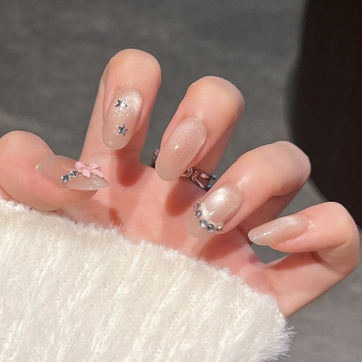 3D Embellished Press-On Nail Art Set Kalsten
