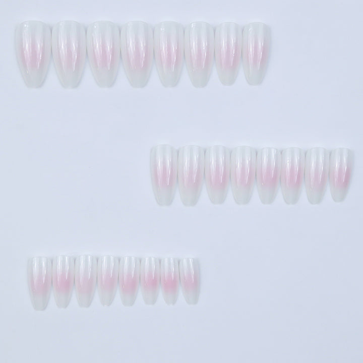 Artificial nails with elegant shine and soft gradient Kalsten