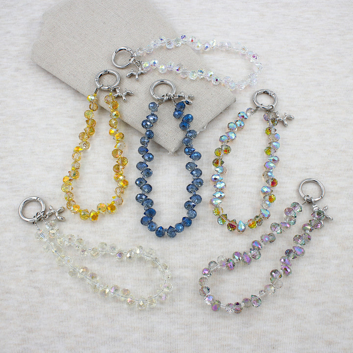 Crystal-Embellished Charm Bracelet Kalsten