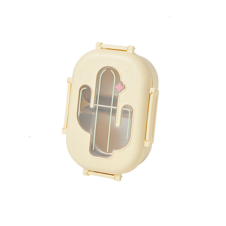 Cute Cactus-Themed Snack Storage Container