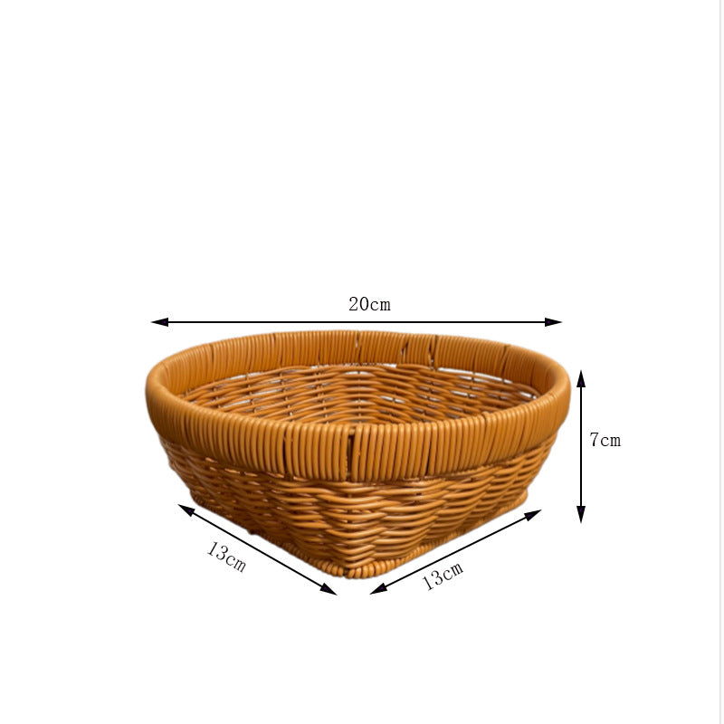 Handcrafted Oval Serving Basket Kalsten