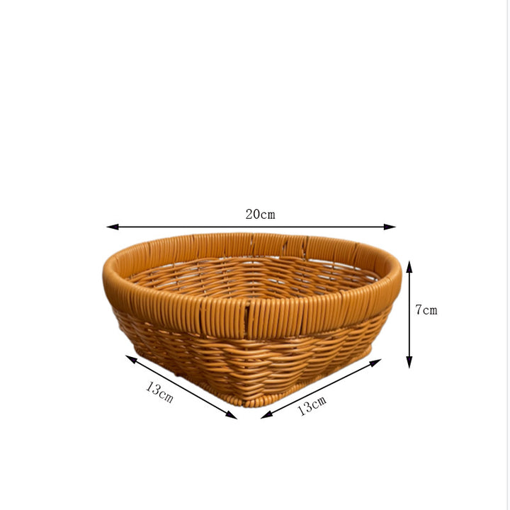 Handcrafted Oval Serving Basket Kalsten