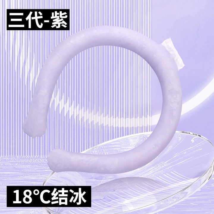 Women's flexible silicone LED neck light for hands-free reading and sports Kalsten