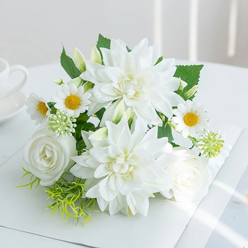 Elegant Artificial Floral Bouquet Arrangement