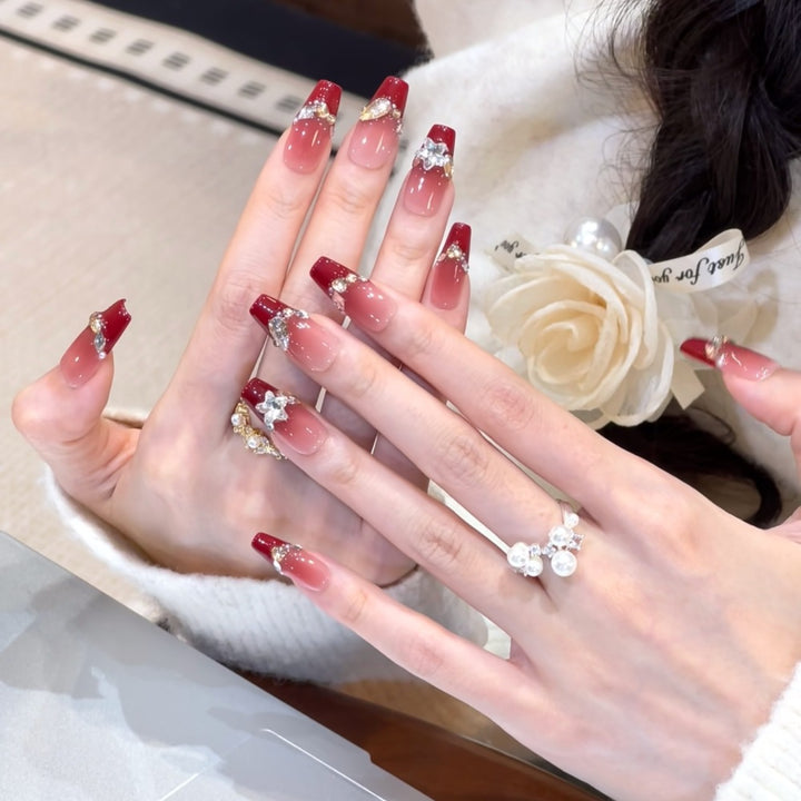Decorative Stiletto Press-On Nails