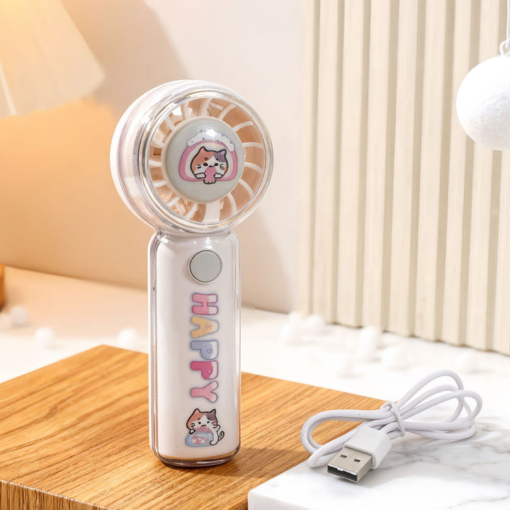 Ladies Portable Hand Fan with Playful Design Kalsten
