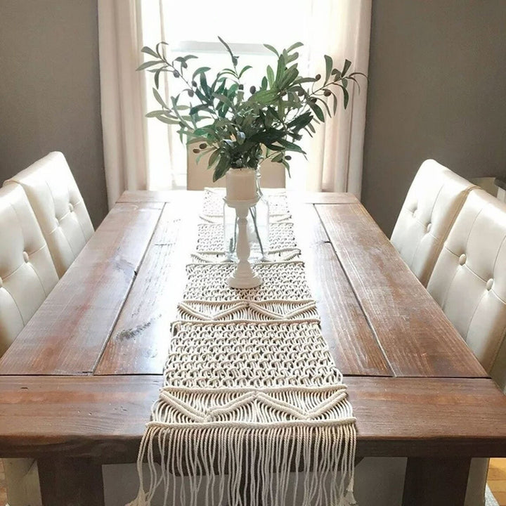 Decorative Macrame Table Runner Kalsten