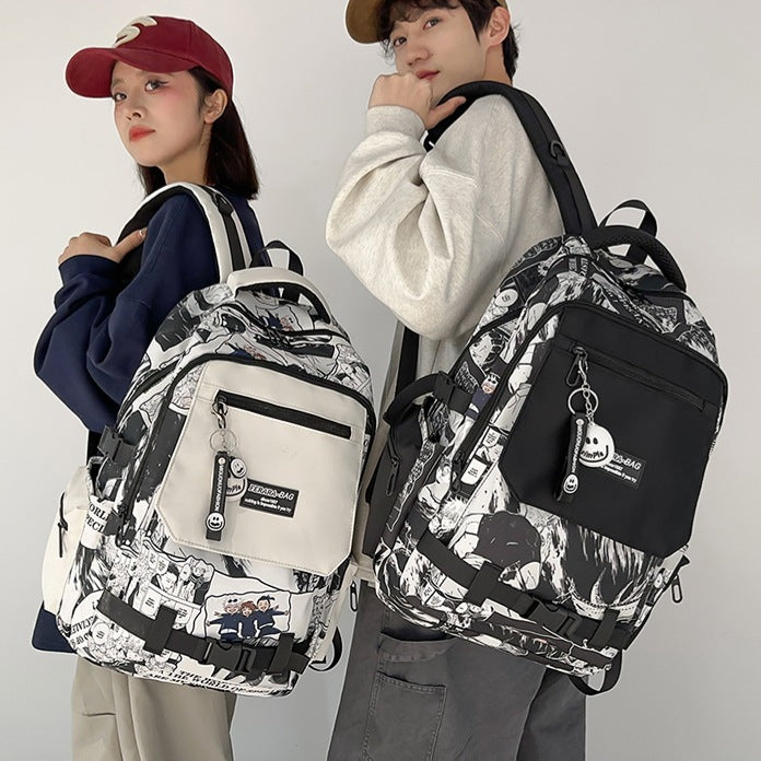 Artistic Graphic Print Backpack Kalsten