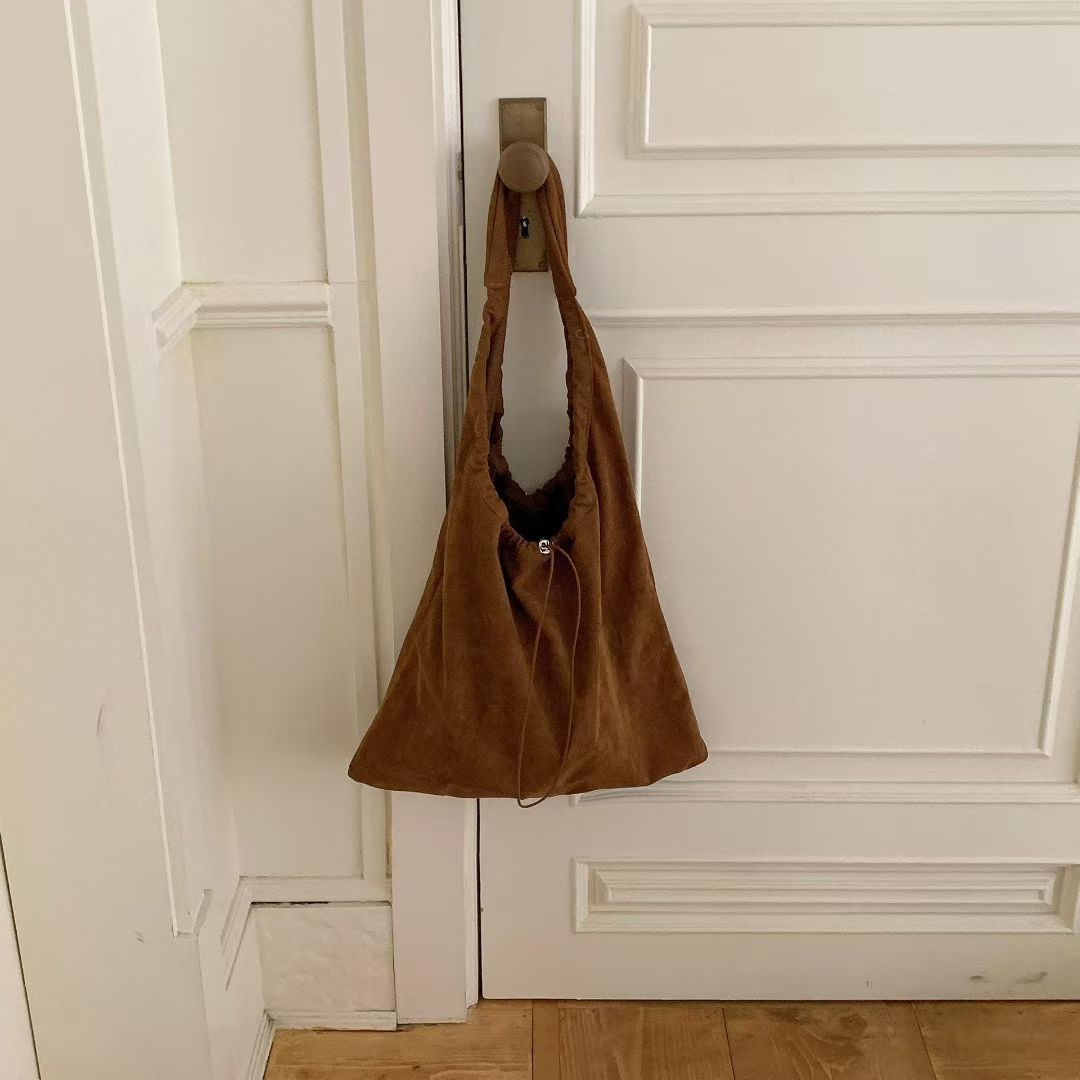 Casual Drawstring Shoulder Tote Bag