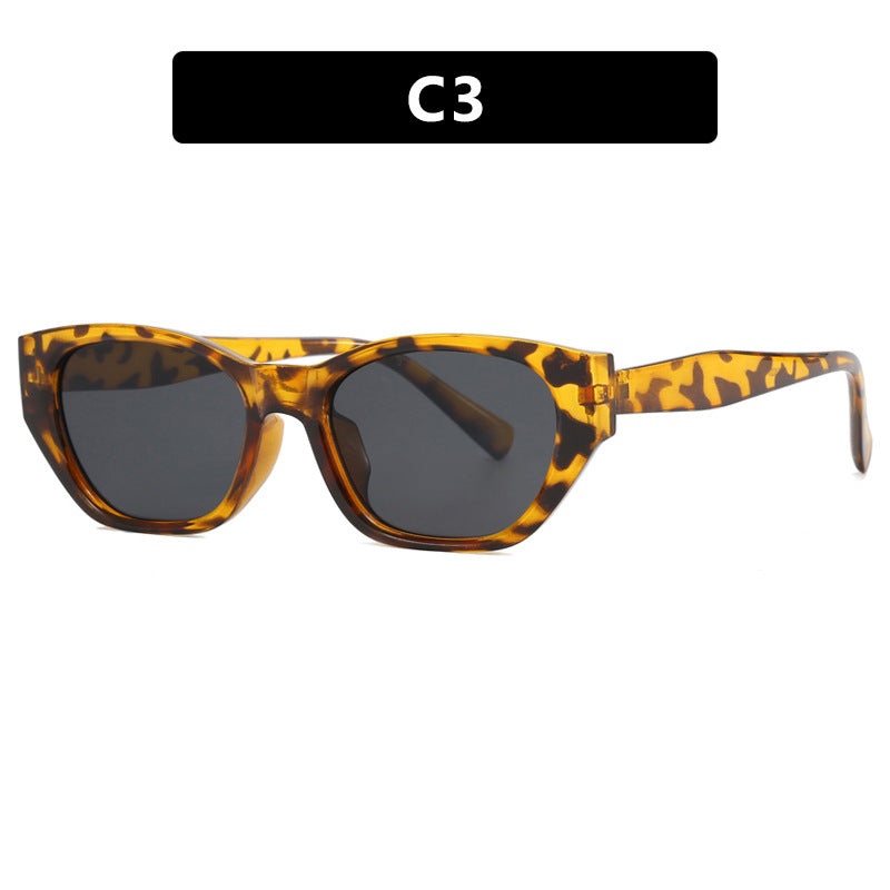 Ladies Cat-Eye Sunglasses with transparent, geometric frame Kalsten