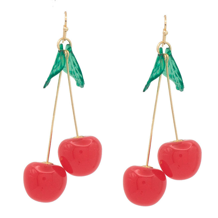 Quirky Cherry Drop Earrings Kalsten