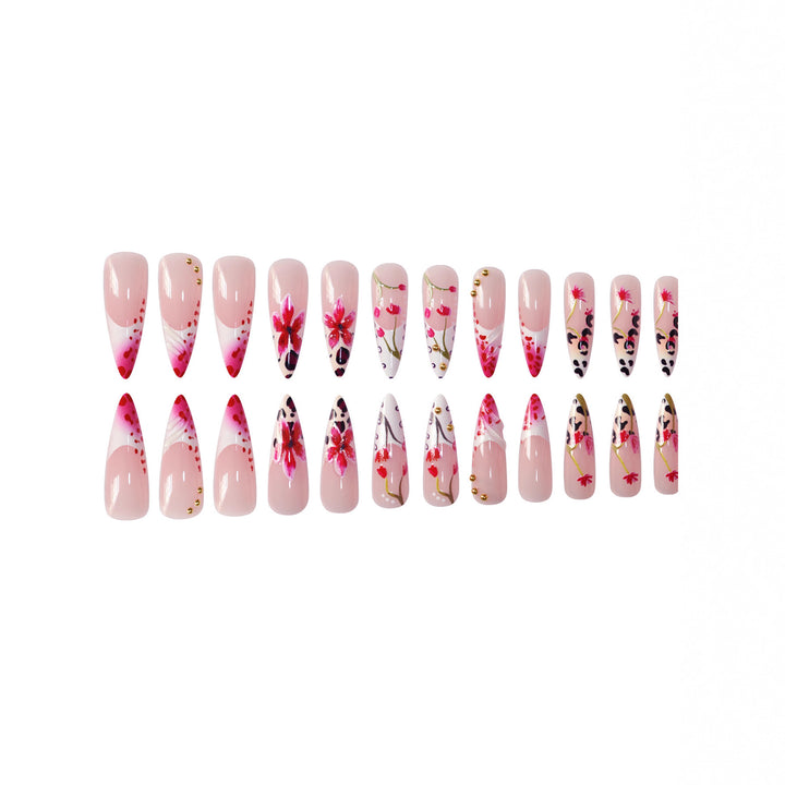 Floral Art Nail Enhancements Kalsten