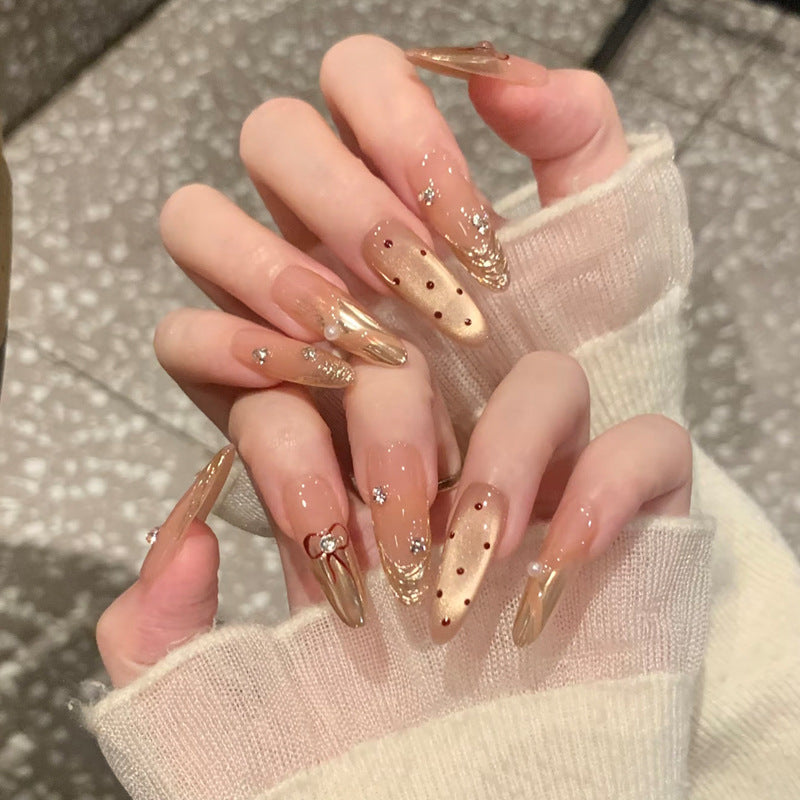 Elegant Gel Press-On Nail Set Kalsten