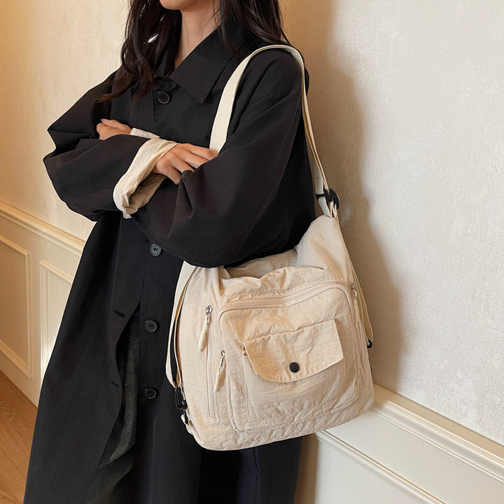 Versatile Multi-Pocket Shoulder Bag Kalsten