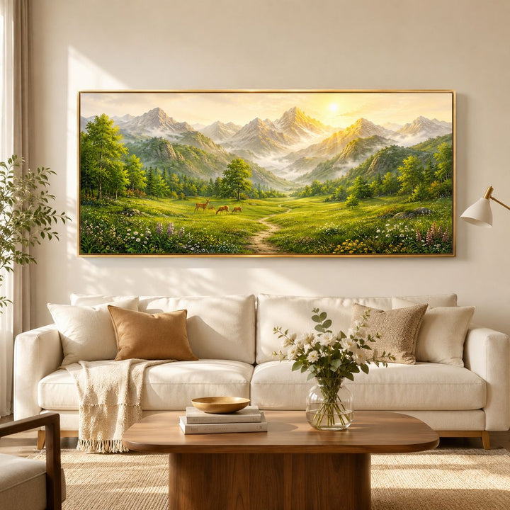 Serene Landscape Canvas Artwork