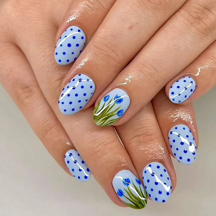 Artificial nails with exclusive spring design Kalsten