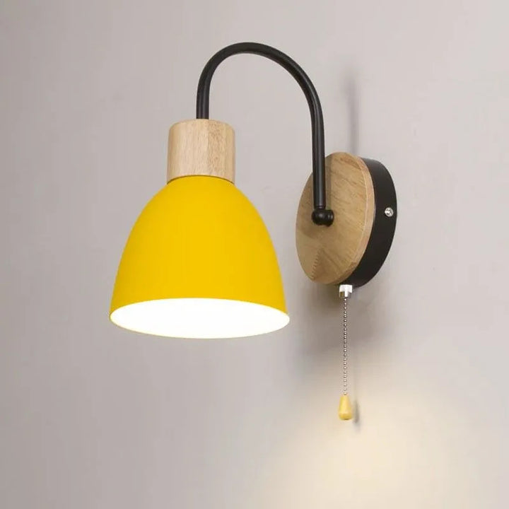 Modern Wooden Wall Sconce