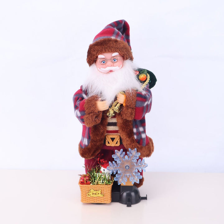 Decorative Santa Claus figure with candy
