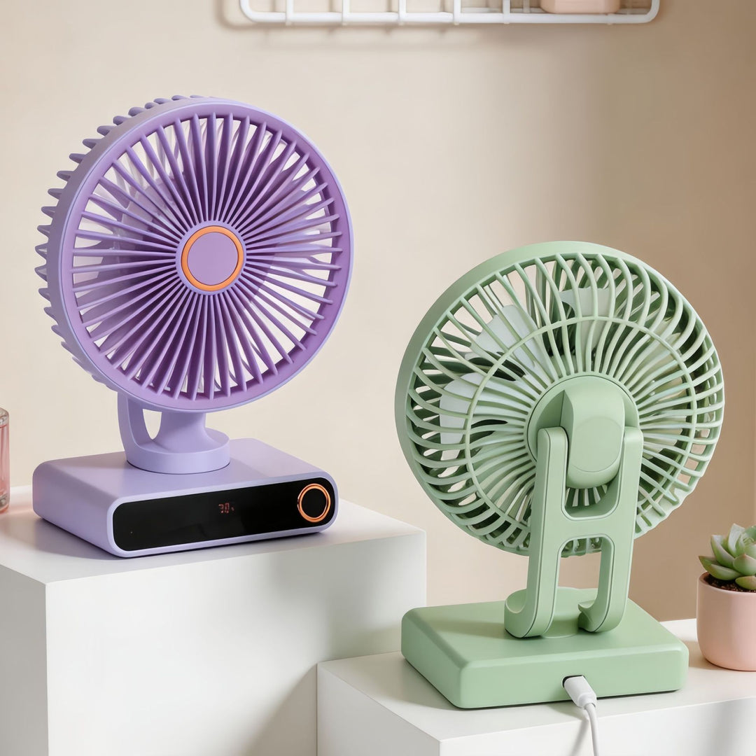 Women Portable Table Fan with Multifunctional Design Kalsten