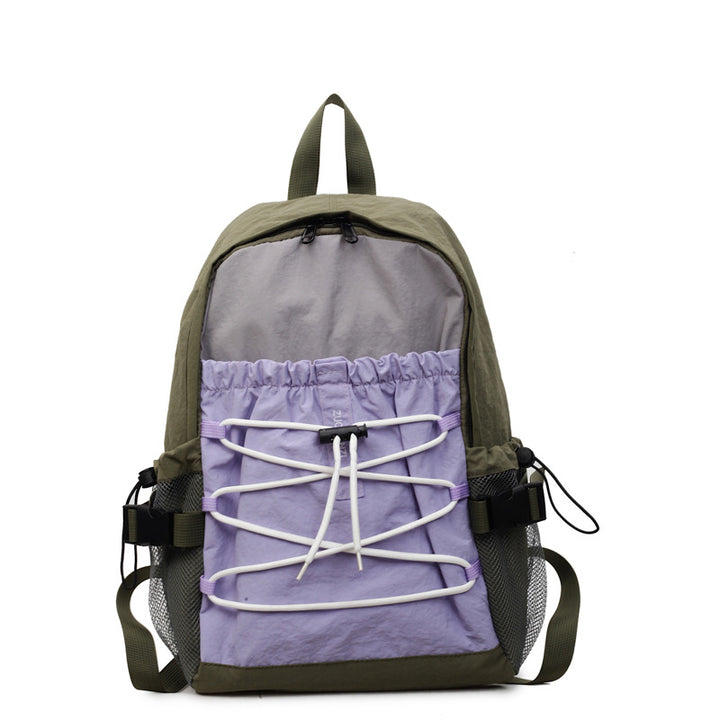 Stylish Leisure Backpack With Practical Outer Pockets Kalsten
