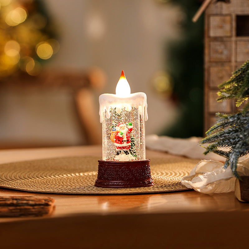 Christmas lantern with movable Santa motif Kalsten