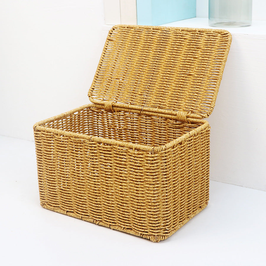 Rectangular Woven Storage Box Kalsten