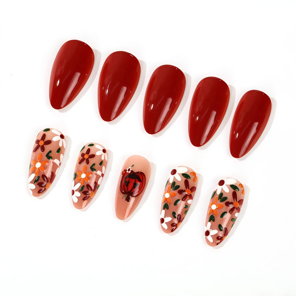 Artificial nails with autumn motifs Kalsten
