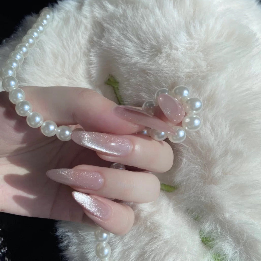 Sparkling Glitter Ombre Press-On Nails Kalsten