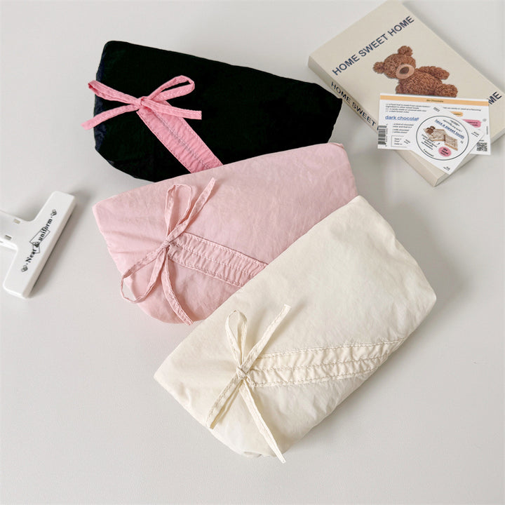 Quilted Pencil Case with Ribbon Closure Kalsten