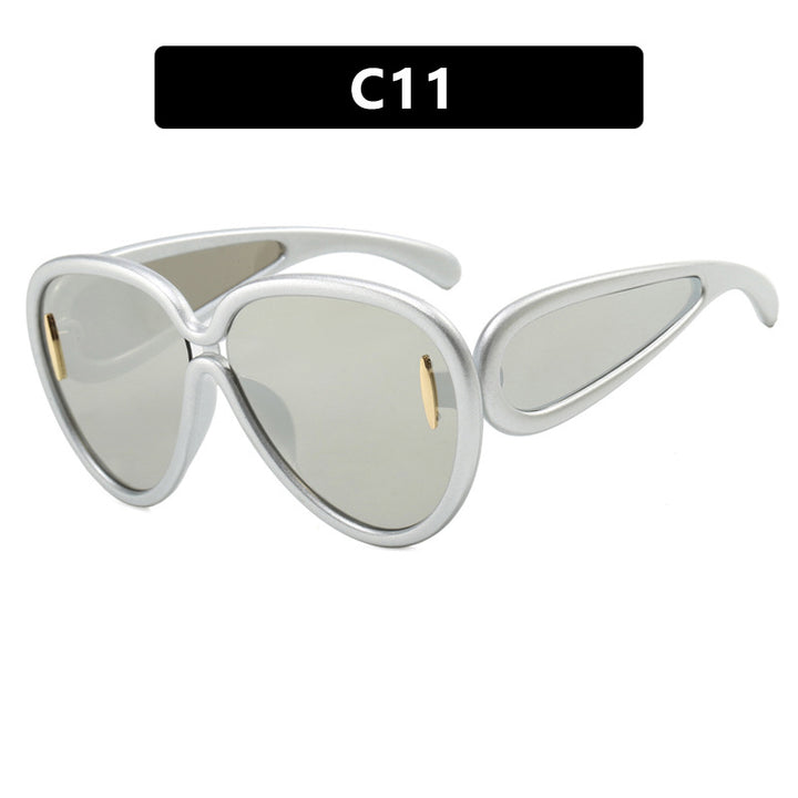 Women extravagant sunglasses in creative design Kalsten