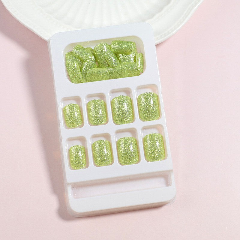 Glittery Nail Art Extension Kalsten