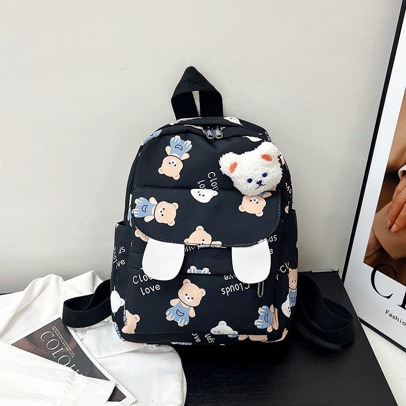 Cute Plush Bear-Themed Mini Backpack Kalsten