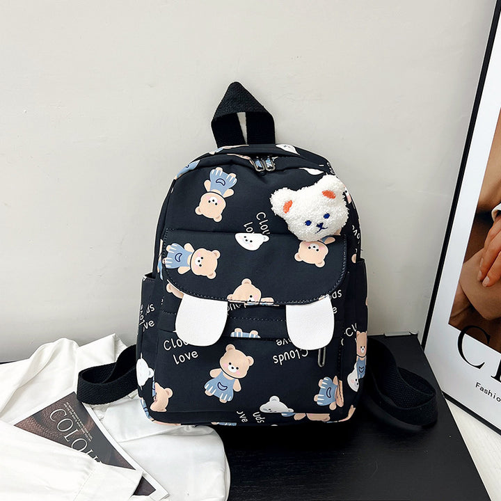 Cute Plush Bear-Themed Mini Backpack Kalsten