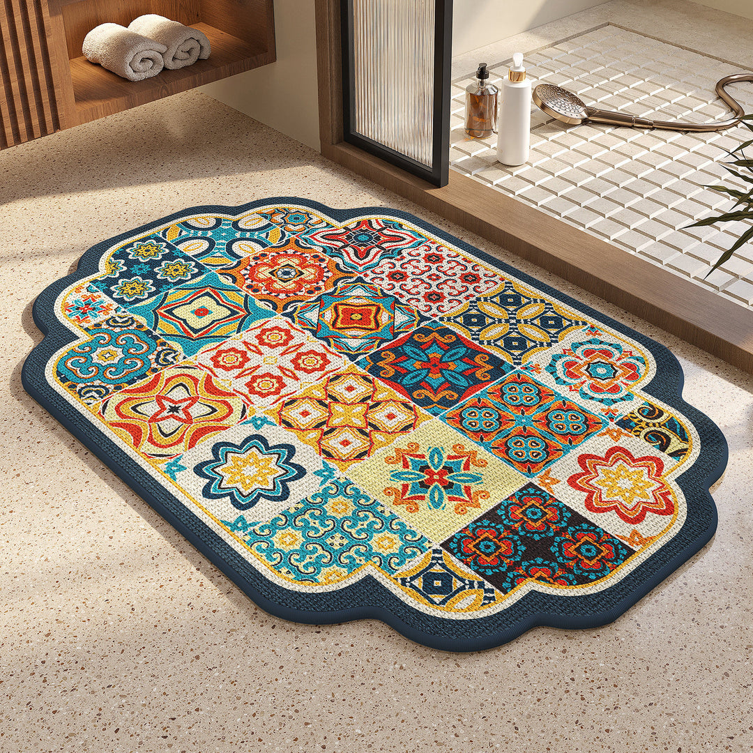 Vintage Mosaic Bath Mat