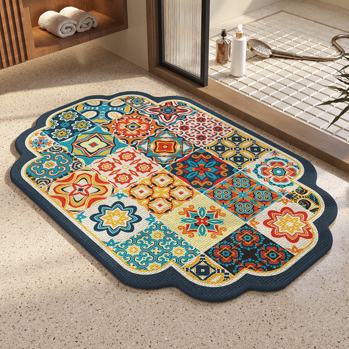 Vintage Mosaic Bath Mat