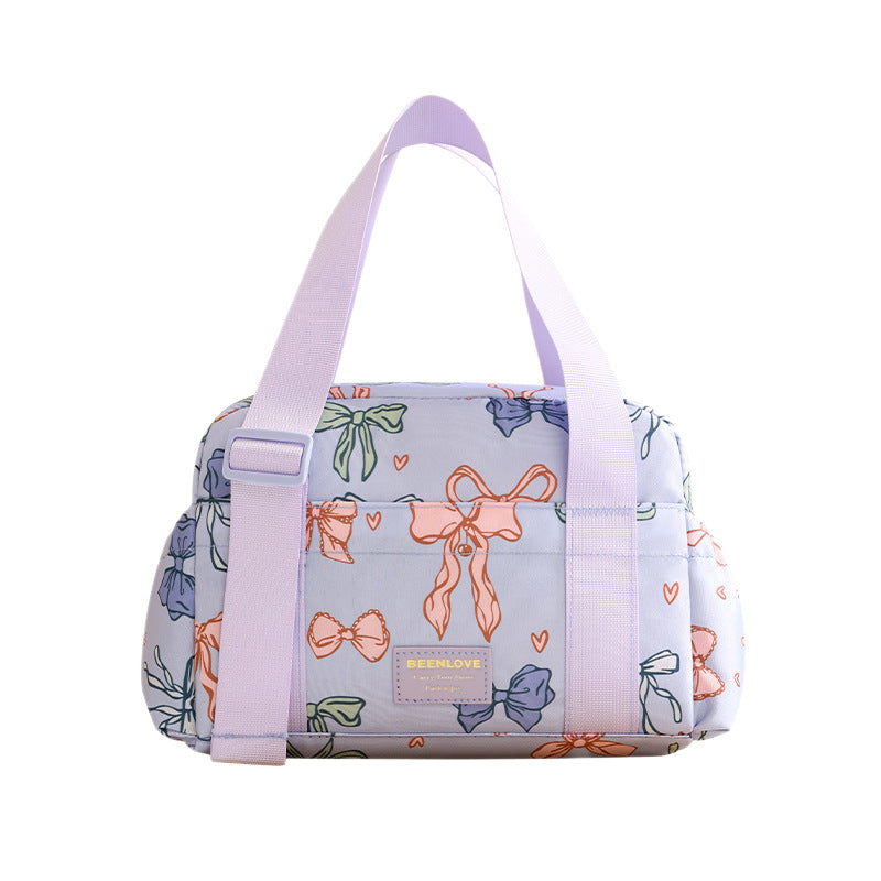 Insulated Lunch Tote with Cute Bow Design Kalsten