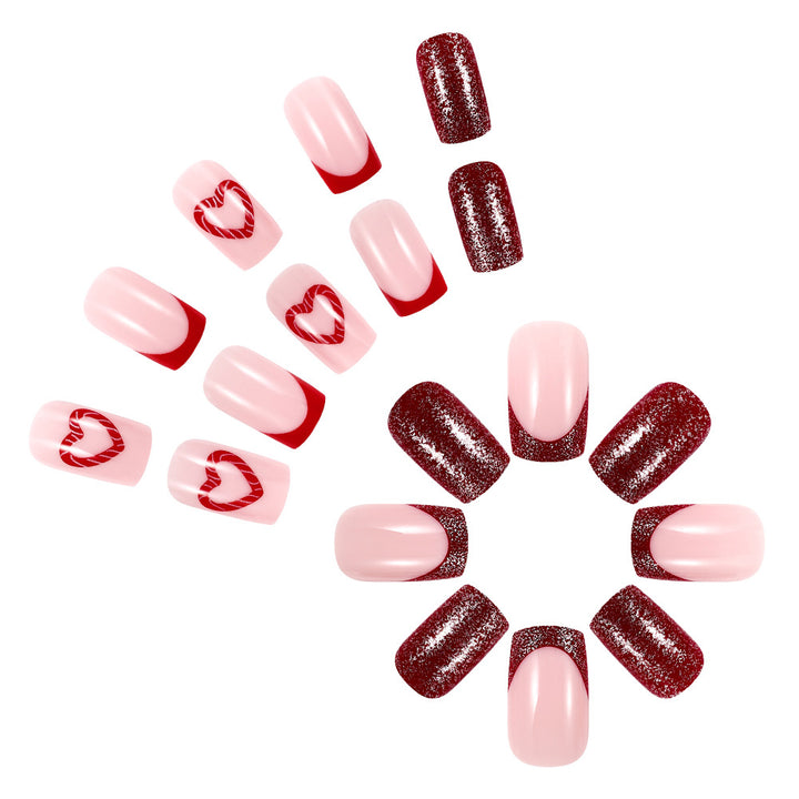 Creative Holiday Themed Press-On Nails Kalsten