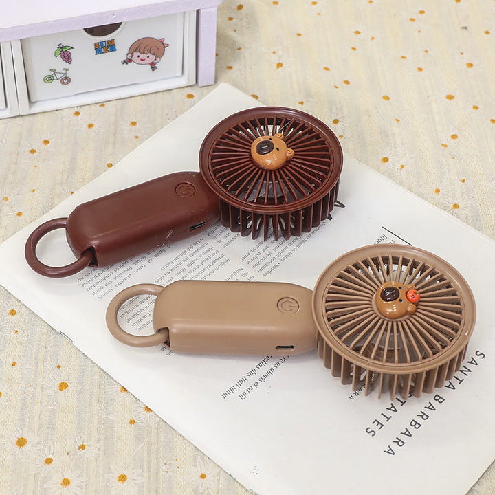 Women Portable Handheld Fan with Animal Design Kalsten