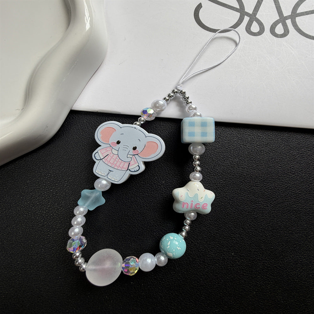 Cute Elephant-Themed Phone Strap Kalsten