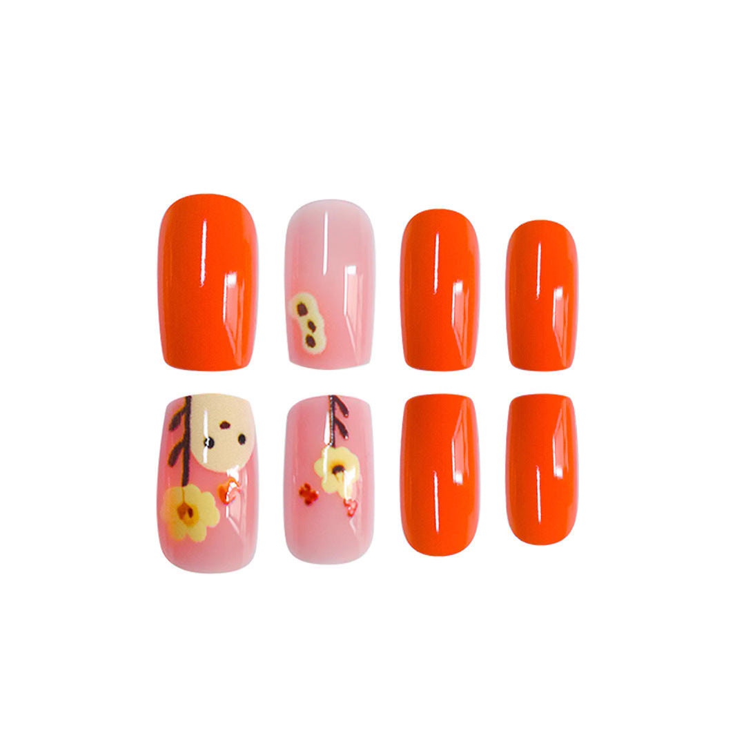 Artistic Floral Nail Art Kalsten