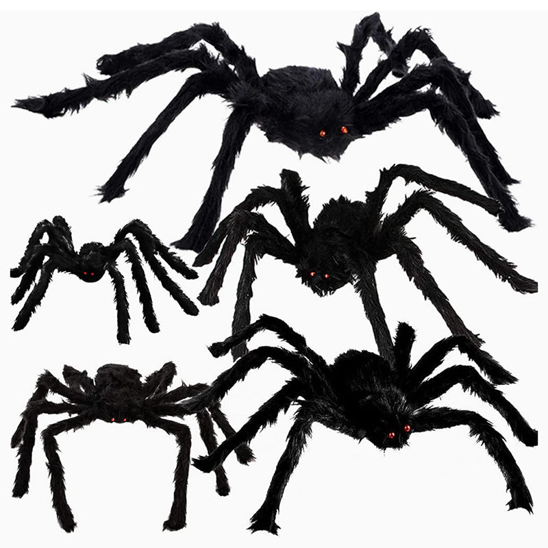Decorative and glowing Halloween spider