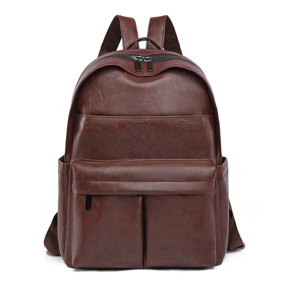 Premium Leather Laptop Backpack Kalsten
