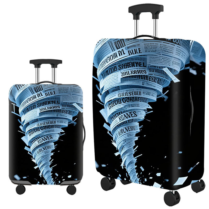 Tropical Leaf Print Hard Shell Luggage Kalsten