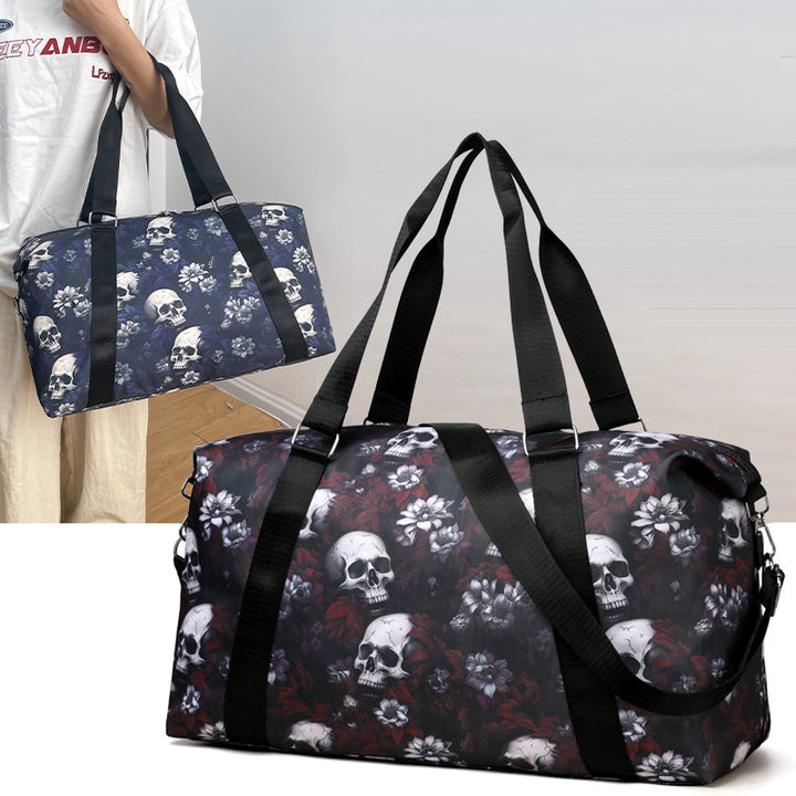 Artistic Skull Print Duffle Bag Kalsten