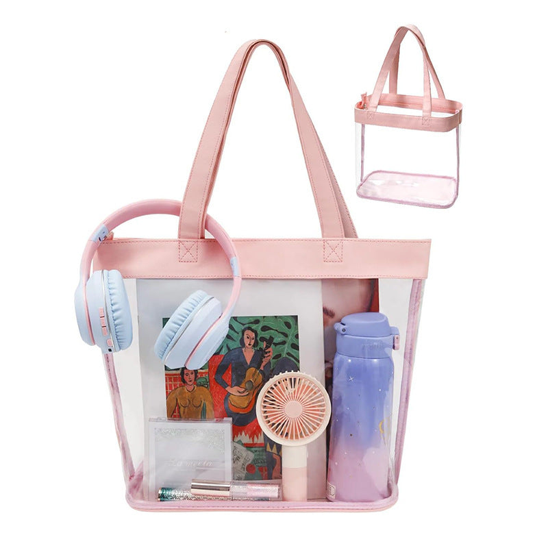Transparent tote bag with removable interior compartment Kalsten